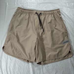 Legends Luka Shorts Men's Large Tan Unlined 7” Gym Active